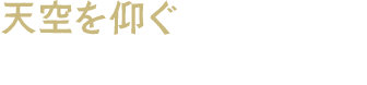 天空を仰ぐ湯に浸かり、日々の疲れを癒す